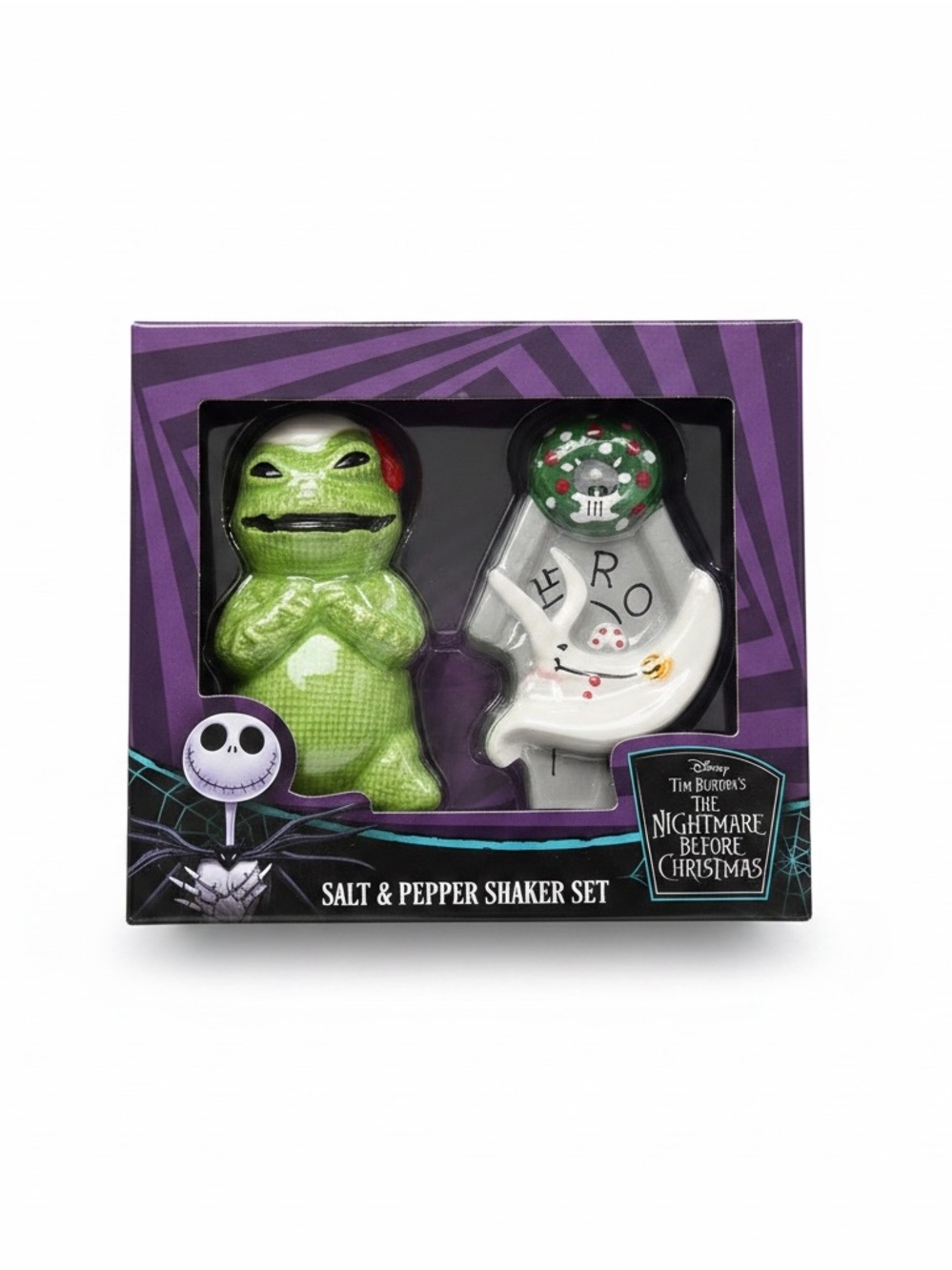 New Disney’s Nightmare Before Christmas Oogie Boogie Salt & Pepper Shaker Set